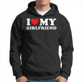 Ich Liebe Meine Freundin Ich Herz Meine Freund German Hoodie - Seseable