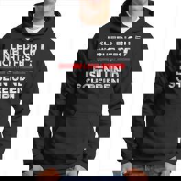 Klimakleber Schwarzes Hoodie Kleb Dich Nicht Fest - Lern Lesen & Schreiben - Seseable