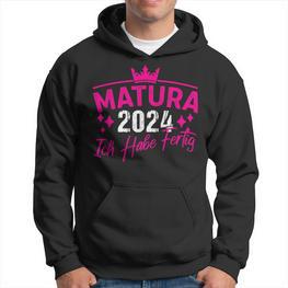 Matura 2024 Ich Habe Fertig Matura 2024 Hoodie - Seseable