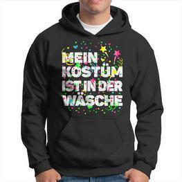 “Mein Kostüm Ist In Der Wäsche” Carnival Costume Laundry Fancy Dress Costume Hoodie - Seseable