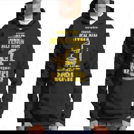 Old Man With Digger Digger Driver Saying Hoodie - Seseable