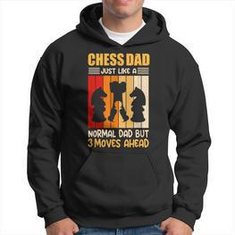 Schach Spielender Vater Schachmeister Hoodie - Seseable