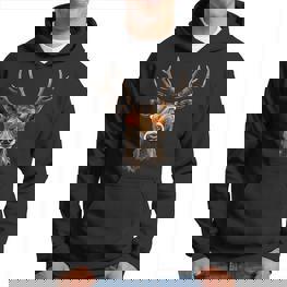 An Scheiß Muass I Trachten Grantler Hirsch Oktoberfest Black Hoodie - Seseable