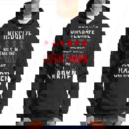 Skat Skate Game Old Man Slogan Idea Kapuzenpullover - Seseable