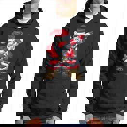 Tanzender Santa Claus Dabbing Weihnachtsmann Weihnachten Hoodie - Seseable