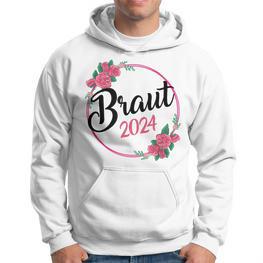 Braut 2024 Für Hochzeit Und Junggesellinnenabschied Jga Kapuzenpullover - Seseable