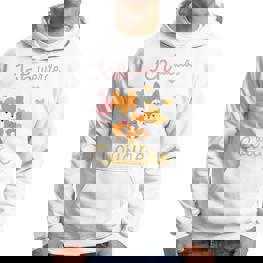 Großer Cousin 2024 Fuchs Motiv Hoodie für Kinder - Seseable