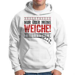 Nur Über Meine Soft Slogan Train Model Railway Hoodie - Seseable