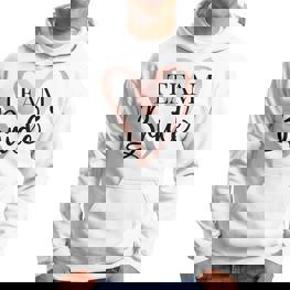 Team Braut Junggesellenabschied Dezent Herz Jga Bride To Be Hoodie - Seseable
