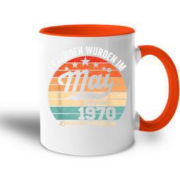 54 Geburtstag Geschenk Mann Legenden Sind Im Mai 1970 Tasse Zweifarbig - Seseable