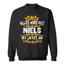 Alles Wird Gut Niels Ist Da Sweatshirt - Seseable