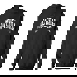 Amsterdam Netherlands Varsity Style Text Sweatshirt - Seseable