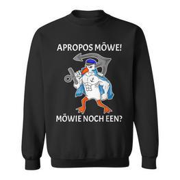 Apropos Seagull Noch Een Plattdeutsch Sweatshirt - Seseable