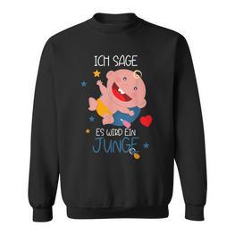 Baby Gender Reveal Party Es Wird Ein Boys Sweatshirt - Seseable