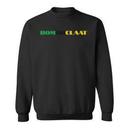 Bomboclaat Sausage Jamaica Lovers Vintage Slang Dance Meme Sweatshirt - Seseable