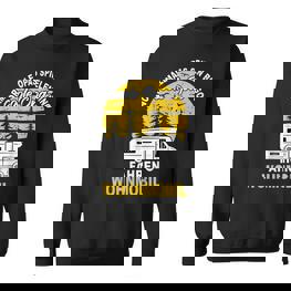 Camper Van Camping Grandpa Pensioner Camping Accessories Idea Sweatshirt - Seseable