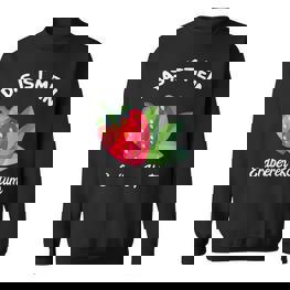 Das Ist Mein Strawberries Costume Sweatshirt - Seseable