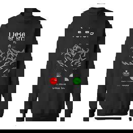 Der Berg Ruft Ich Muss Los Anruf The Berg Ruft Ich Sweatshirt - Seseable