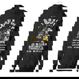 Forklift Driver Lagerist Slogan Forklift Sweatshirt - Seseable