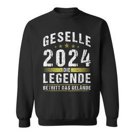 Geselle 2024 Gesellenprüfung Bestandene Ausbildung Sweatshirt - Seseable