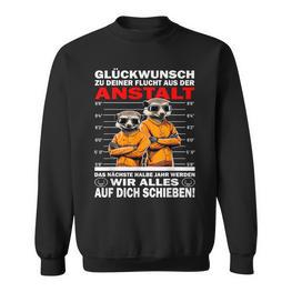 Glückwunsch Zu Dein Flucht Aus Der Anstalt Meerkat Sweatshirt - Seseable