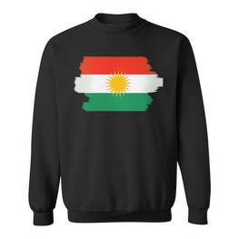 Kurdistan Flag Chest Kurdish Kurd Sweatshirt - Seseable