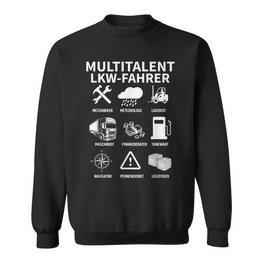 Multitalent Truck Driver Driver Driver Sweatshirt - Seseable