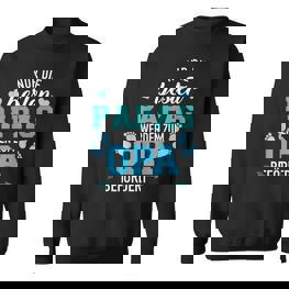 Nur Die Besten Papas Werden Zum Opa Befördert Sweatshirt - Seseable