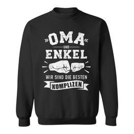 Oma Und Enkel Wir Sind Die Beste Komplizen Sweatshirt - Seseable