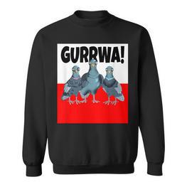 Polish Flag Gurrwa Kurwa Polish Wortwitz Sweatshirt - Seseable