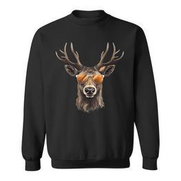 An Scheiß Muass I Trachten Grantler Hirsch Oktoberfest Black Sweatshirt - Seseable