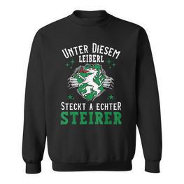 Steiermark Steirisch Crest Leiberl For Real Steirer Sweatshirt - Seseable