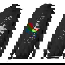 Stella Magic Einhorn Sweatshirt - Mystisches Pferd mit Regenbogenspritzern - Seseable