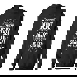 Stolzer Papa und Opa Sweatshirt, Ich Rocke Beide Titel Tee - Seseable