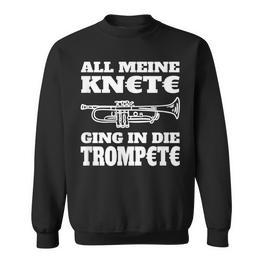 Teure Trumpet Knete Klassik Blasmusik Blasmusik Black Sweatshirt - Seseable