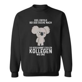 Viel Erfolg Jobwechsel Sweatshirt für Kollegen, Koala-Abschiedsmotiv - Seseable