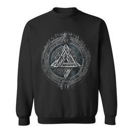 Viking Norse Runes Nordmann Mythology Sweatshirt - Seseable