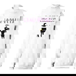 Ciao Miau X Cat Cats Cat Lovers Humour Fun Sweatshirt - Seseable