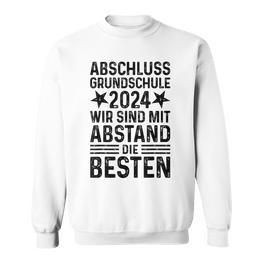 Grundschule Abschluss 2024 Mit Abstand Die Besten Kinder Sweatshirt - Seseable