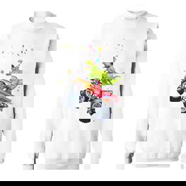 Kinder Geburtstag 3 Jahre Dinosaurier Monster Truck Jungen Mädchen Sweatshirt - Seseable