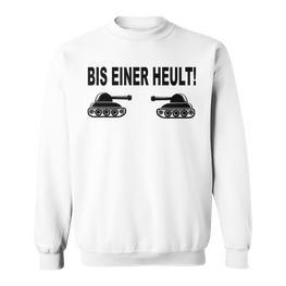 Panzerfahrer Gamer Sweatshirt Bis Einer Heult, Grün für Gaming-Fans - Seseable