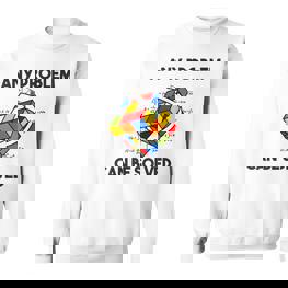 Rubik Cube Magic Cube Retro Rubi Vintage Nerd Sweatshirt - Seseable