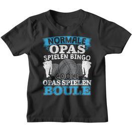 Boule Grandpa Petanque & Boccia Boule Game Kinder Tshirt - Seseable