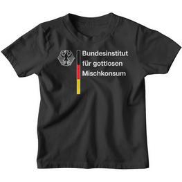 Bundesinstitut Für Gottlosen Mischkonsum Gottloser Ironie Kinder Tshirt - Seseable