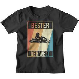 Go Kart Racing Driver Gokart Motorsport Best Kart Driver Kinder Tshirt - Seseable