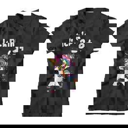 Ich Bin 29 Plus Unicorn Dab Dabbing Unicorn Kinder Tshirt - Seseable