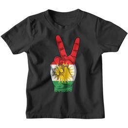 Kurdish Flag Kurdish Kurdistan Kinder Tshirt - Seseable