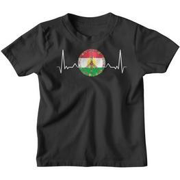 Kurdistan Kurde Kurdish Flag Kinder Tshirt - Seseable