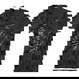 Reingegucke Reingegekuckt Game Hand Sign Back Print Fun Kinder Tshirt - Seseable