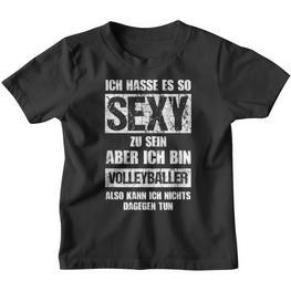 Sexy Volleyballer Volley Beach Volleyball Kinder Tshirt - Seseable